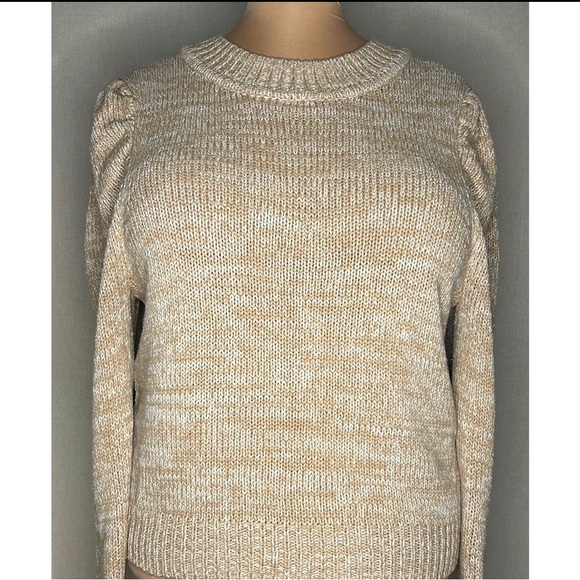 Harper Sweaters - Harper Oatmeal Light Tan Long Sleeve Sweater Size 2x